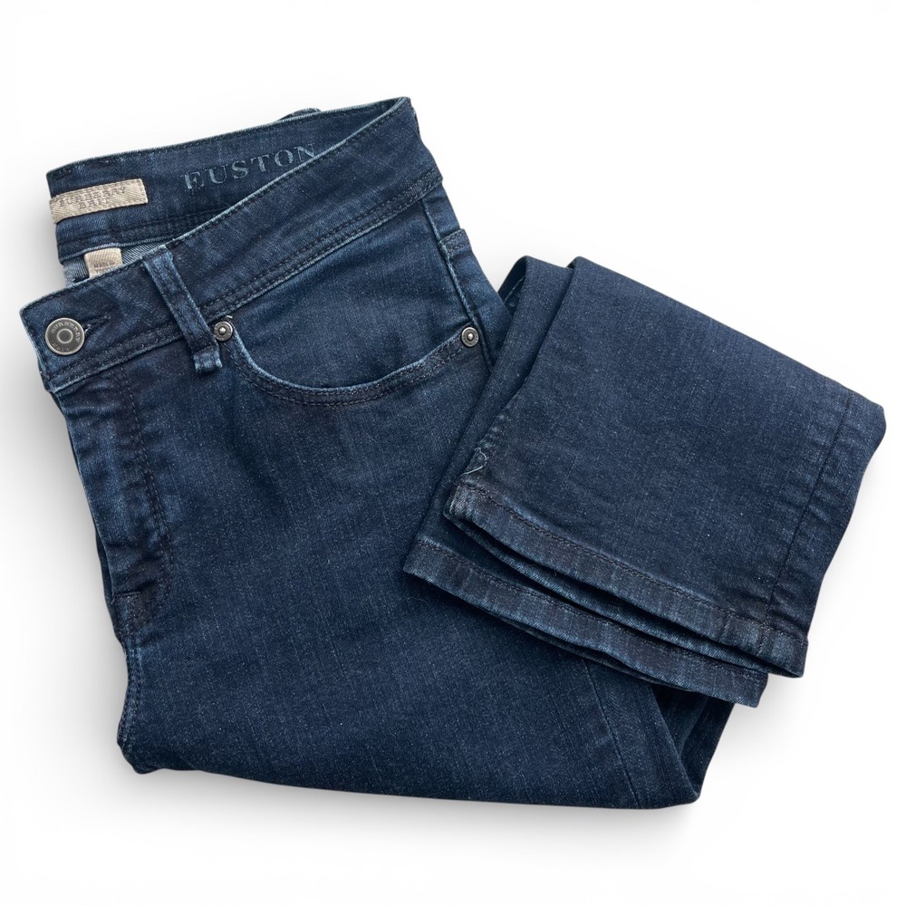 Burberry Brit Womens 28 Blue Dark Wash Cropped Denim Euston Capri Jeans Designer